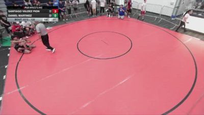 132 lbs Cons. Round 6 - Santiago Valdez Pion, Team Thunder vs Daniel Martinez, Canyon View