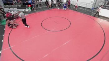132 lbs Cons. Round 6 - Santiago Valdez Pion, Team Thunder vs Daniel Martinez, Canyon View