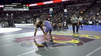150 lbs Quarterfinal - Chris Anguiano, Millikan (SS) vs Alias Raby, Anderson (NS)