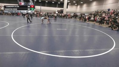 74 lbs Champ. Rd Of 16 - Cameron Allen, Oconomowoc Wrestling Club vs Kingston Reed, Raw Wrestling Club