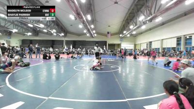 85 lbs Final - MADELYN MCLEOD, CT Whale Girls vs Shaylie Parrish, Grit Mat Club Girls