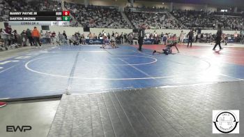 96 lbs Consi Of 4 - Manny Payne Jr, Hurricane Wrestling Academy vs Daeton Brown, Shelton Wrestling Academy
