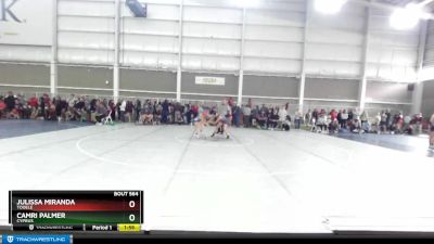 125 lbs Cons. Round 3 - Julissa Miranda, Tooele vs Camri Palmer, Cyprus