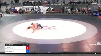 160 lbs Cons 64 #2 - Zane Willobee, Michigan vs Cole Stangle, New Jersey