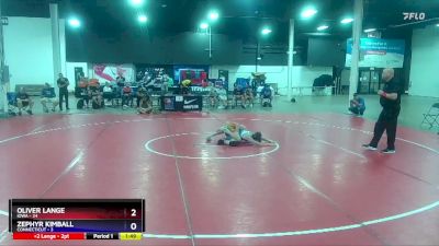 106 lbs Round 1 (8 Team) - Oliver Lange, Iowa vs Zephyr Kimball, Connecticut