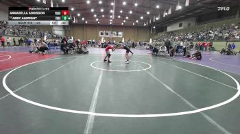 125 lbs Cons. Round 5 - Abby Albright, Frontenac vs Annabella Adkisson, Yukon