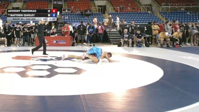 126 lbs Champ. Rd Of 128 - Anthony Tseperkas, Connecticut vs Matthew Quigley, Michigan