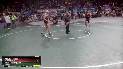D 2 152 lbs Cons. Round 5 - Finley McGill, St. Thomas More vs Noah Hultquist, Comeaux