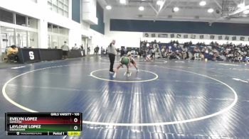 105 lbs Champ. Round 1 - Evelyn Lopez, Hamilton vs Laylonie Lopez, Eisenhower