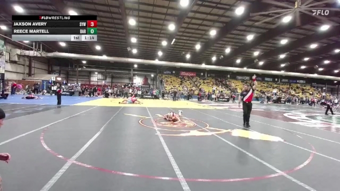 Jaxson Reece 98 lbs Round 4 - Jaxson Avery, Sturgis Youth Wrestling vs Reece Martell ...