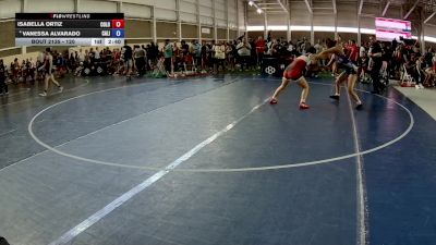 120 lbs Champ. Round 2 - Isabella Ortiz, Colorado vs Vanessa Alvarado, California