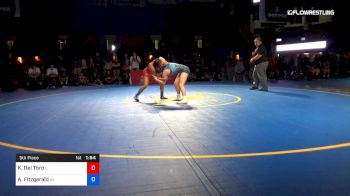 117 lbs 5th Place - Kaila Del Toro, Illinois vs Ally Fitzgerald, New York