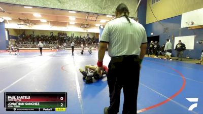 113 lbs Champ. Round 1 - Paul Bartels, Mark Keppel vs Jonathan Sanchez, John Glenn