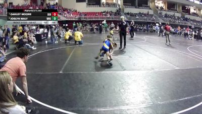 44-47 lbs 1st Place Match - Oakley Moore, Dorchester vs Joslyn Maly, Wahoo Wrestling Club