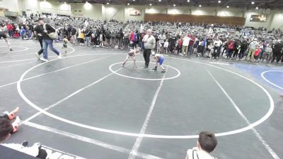 49 lbs Round Of 16 - Elijah Ortiz-Esparza, Lassen Wrestling Association vs Eric Holley, Core Wrestling