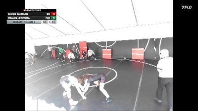 157 lbs Champ. Round 1 - Jacob Guzman, Whittier vs Travis Ledesma, Paloma Valley High School
