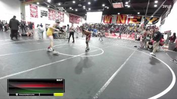 120 lbs Cons. Round 4 - Gabriel Krecker, Long Beach Wilson vs Ryan Crogan, El Modena