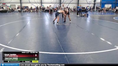 Silver 165 lbs Cons. Round 3 - Tristan Drier, Wisconsin-Eau Claire vs Isaac Barba, Joliet Junior College