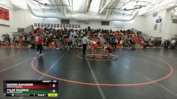 175 lbs Quarterfinal - Hayden Ramaeker, Huntley Project vs Tyler Palermo, Natrona County