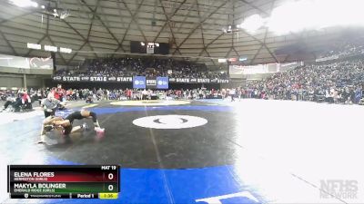 Girls 3A/4A 135 Quarterfinal - Elena Flores, Hermiston (Girls) vs Makyla Bolinger, Emerald Ridge (Girls)