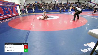 86 lbs Consolation - Connor Lacey, Fort Gibson vs Christian Ramirez, Collinsville Cardinals