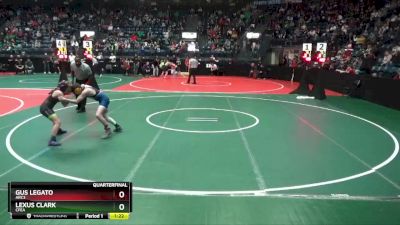 110 lbs Quarterfinal - Lexus Clark, CFEA vs Gus Legato, ARC3