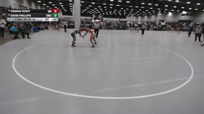126 lbs Cons. Rd Of 16 - Gavin Phillips, Cabot Wrestling Club - CPR vs Vannak Khiev, SPAR Wrestling Academy