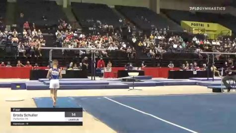 Brody Schuller - Floor, Parkettes PA - 2021 USA Gymnastics Development Program National Championships