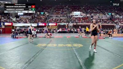 G - 135 lbs Quarterfinal - Anjenoux LaChance, Columbia Falls Girls vs Meadow Mahlmeister, Billings Senior High School Girls