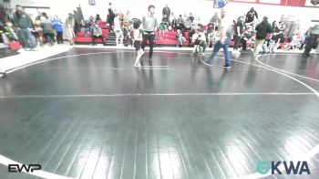 49 lbs Round Of 16 - Jameson Mantle, Wagoner Takedown Club vs Hudson Tyler, Hulbert