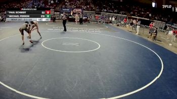 D 3 120 lbs 3rd Place Match - MICHAEL PERRON, St. Edmund vs Paul Schmidt, De La Salle