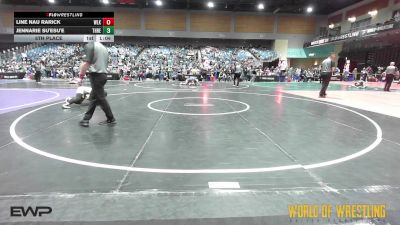 100 lbs 5th Place - Line Nau Rarick, Westlake vs JennaRie Su'esu'e, THRESHOLD WRESTLING CLUB