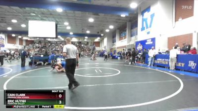 138 lbs Cons. Round 3 - Cain Clark, Madison High School vs Eric Huynh, Fountain Valley