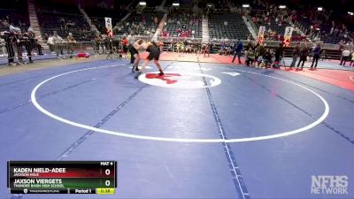 4A-215 lbs Cons. Round 3 - Jaxson Viergets, Thunder Basin High School vs Kaden Nield-Adee, Jackson Hole