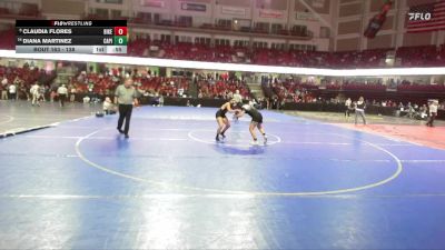 138 lbs Cons. Round 1 - Diana Martinez, Capital vs Claudia Flores, Bishop Kelly