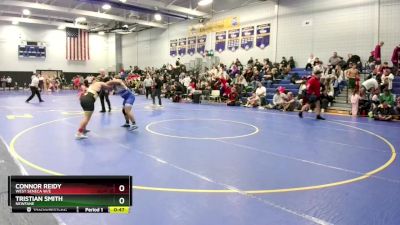 190 lbs Cons. Round 3 - Tristian Smith, Newfane vs Connor Reidy, West Seneca W/E