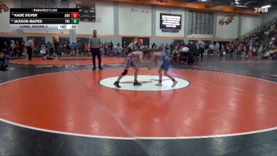 83 lbs Cons. Round 2 - Kade Silver, Anamosa Wrestling Club vs Jaxson Mapes, Trojan Warrior Elite