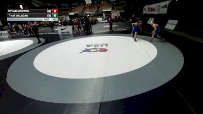 138 lbs Cons. Semis - Dylan Morton, Brawlers Wrestling Club vs Kai Villegas, Cardinal Wrestling Club