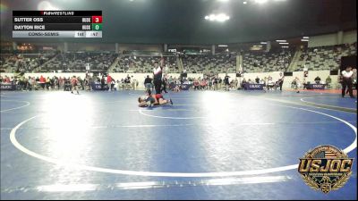 76 lbs Consolation - Sutter Oss, Husky Wrestling Club vs Dayton Rice, Husky Wrestling Club