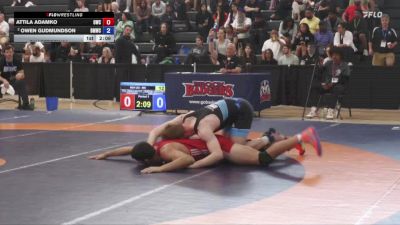 86kg Quarterfinal - Attila Adamko, OXEL Wrestling Club vs Owen Gudmundson, Burnaby Mountain Wrestling Club