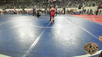 43 lbs Round Of 16 - Konnor Kilgore, Henryetta Knights Wrestling Club vs Pierce Shelburn, Standfast
