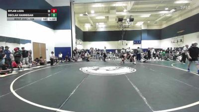 108 lbs Cons. Round 2 - Dylan Loza, Rough House vs Declan Hannegan, Team Thunder