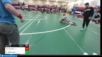 87 lbs 3rd Place Match - Quintan Parsons, Punisher Wrestling Company vs Crew Williamson, Franklin Pierce Cardinal Wrestling Club