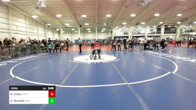 52 lbs Consi Of 16 #2 - Avery Cilley, Overcomer Training Center vs Henry Boncek, Agogee WC