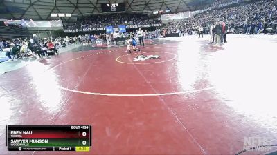 4A 120 lbs Cons. Round 1 - Eben Nau, Tahoma vs Sawyer Munson, Woodinville