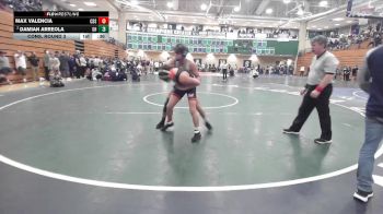 126 lbs Cons. Round 3 - Damian Arreola, Granite Hills vs Max Valencia, Corona Del Sol