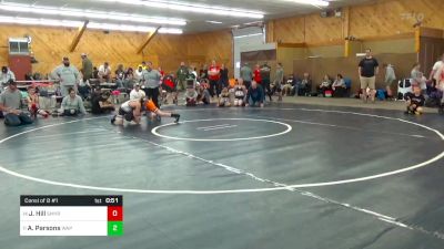 98 lbs Consi Of 8 #1 - Jacob Hill, Smyrna vs Austin Parsons, Wapwallopen