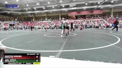 120 lbs Cons. Semi - Jaxston Werner, Maize WC vs Abel Doyle, Iron Grapplers