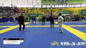 JOSÉ LUCAS FERREIRA BRAGA vs LUIZ HENRIQUE BETTA DA SILVA 2024 Brasileiro Jiu-Jitsu IBJJF