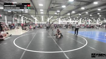 100 lbs Rr Rnd 1 - Ernesto Garcia, BlackCat WC vs Jackson De La Cerda, Manu WC